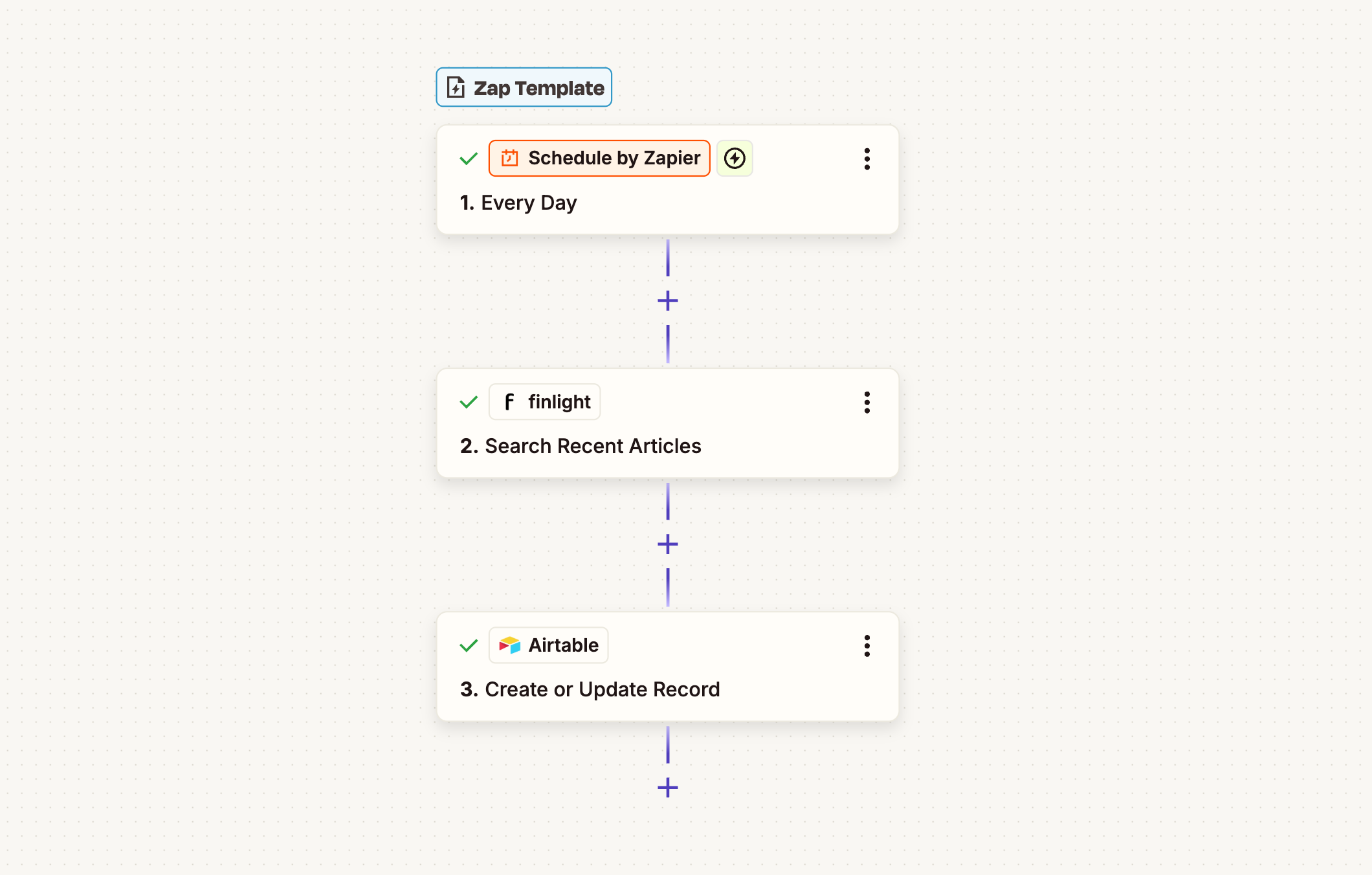 Search + Filter → Airtable
